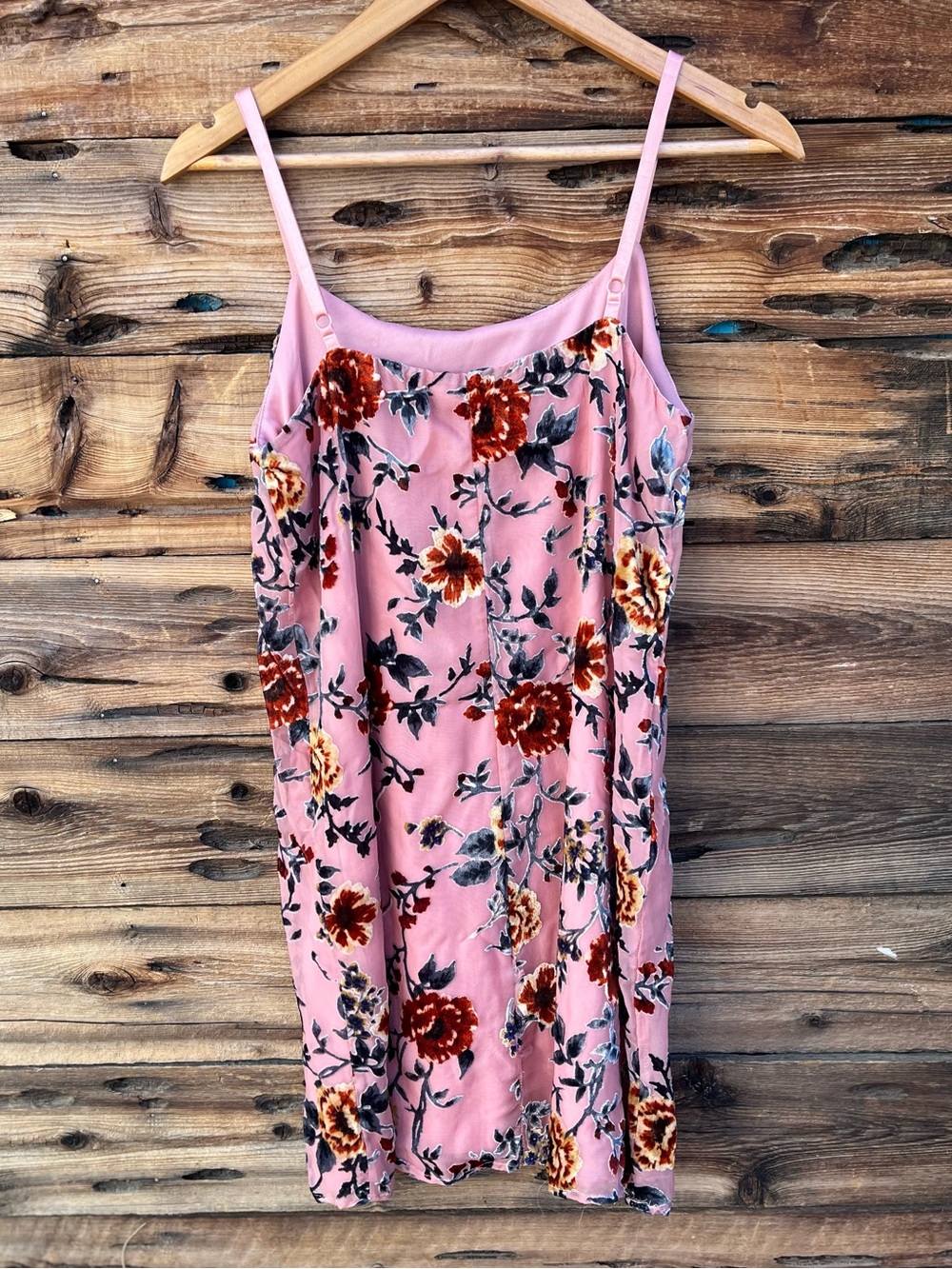 AS U WISH | Pink Floral Slip Mini Dress M - Picture 5 of 7